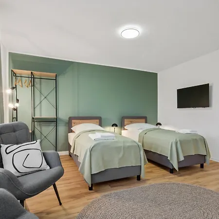 Long Stay Apartments With Kitchen & 24H Self Check-In شقة